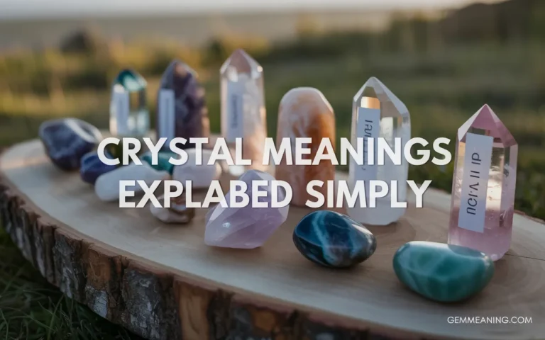 Crystal Meanings Explained Simply