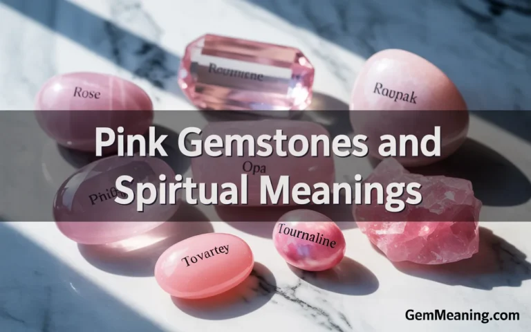 Pink Gemstones and Spiritual Meanings