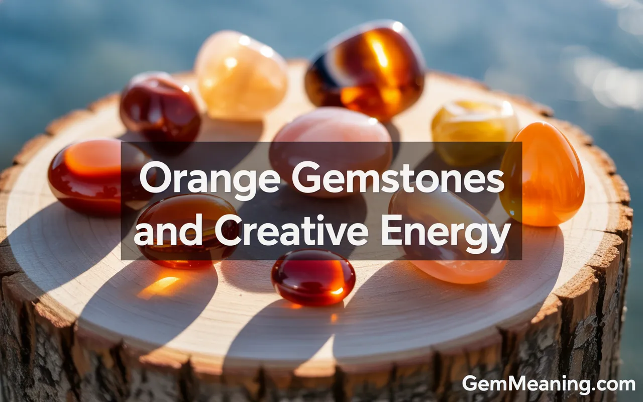Orange Gemstones and Creative Energy
