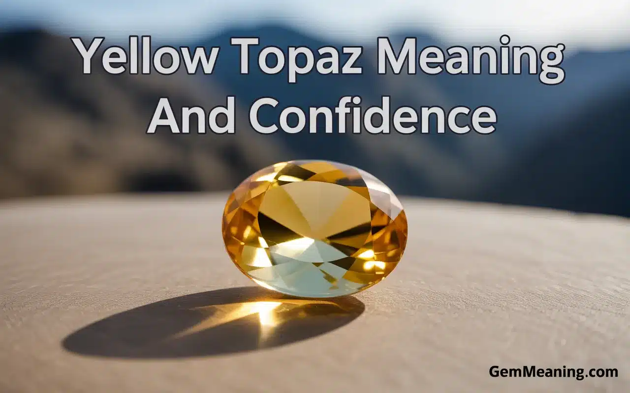 Yellow Topaz Meaning and Confidence