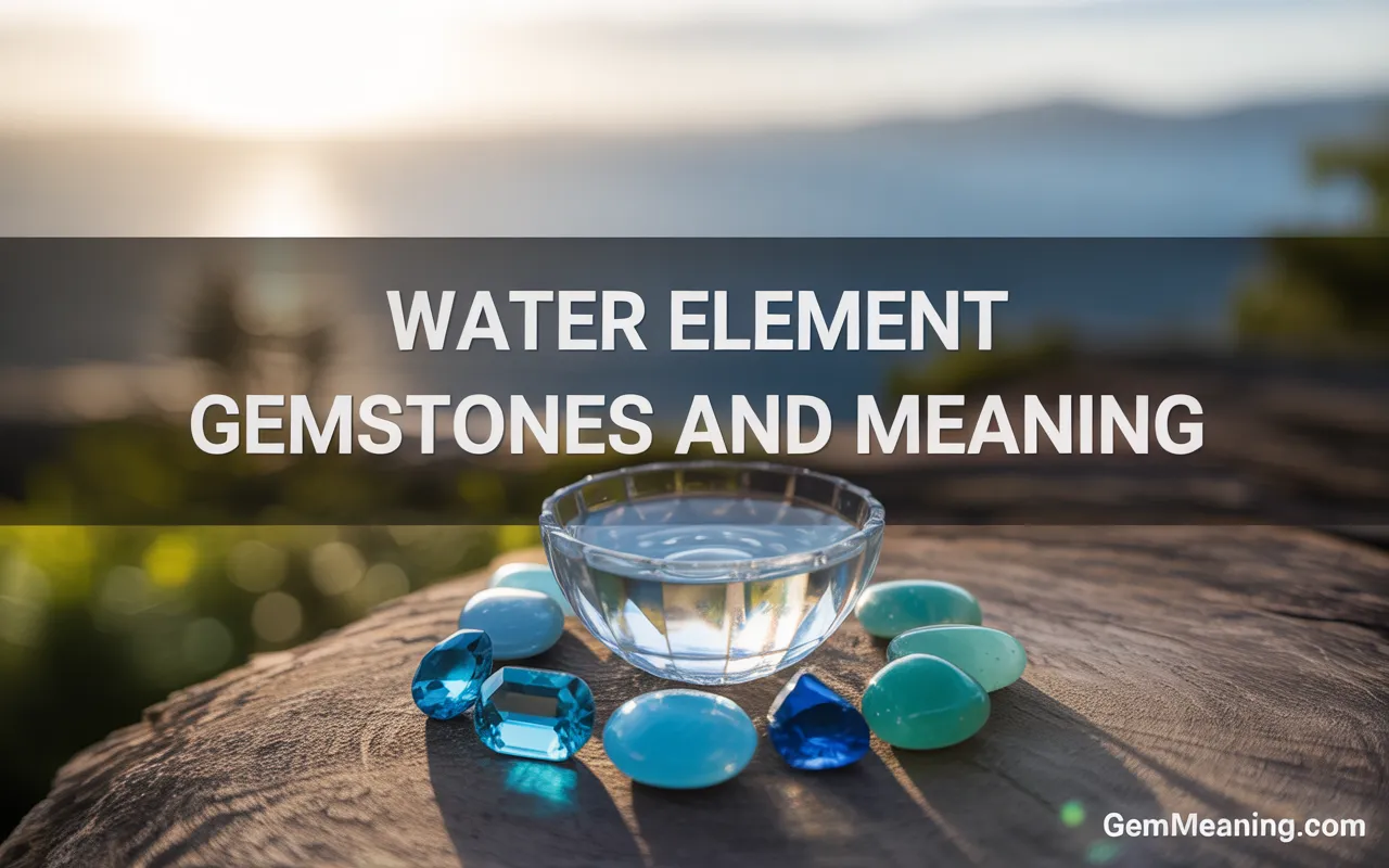 Water Element Gemstones and Meaning