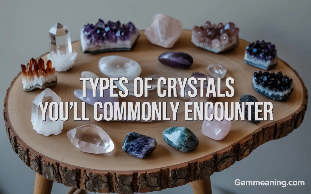 Types of Crystals You’ll Commonly Encounter