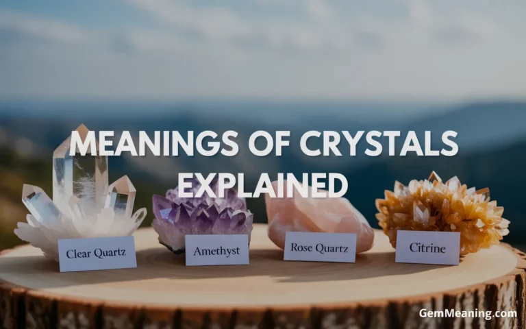Meanings of Crystals Explained