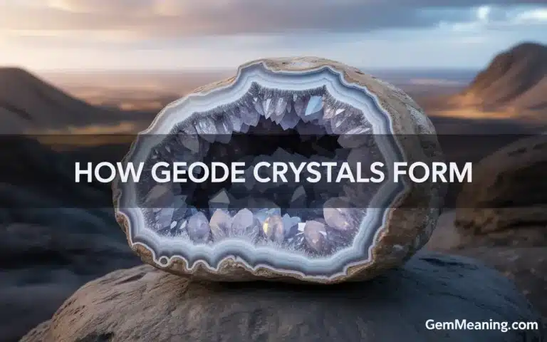 How Geode Crystals Form