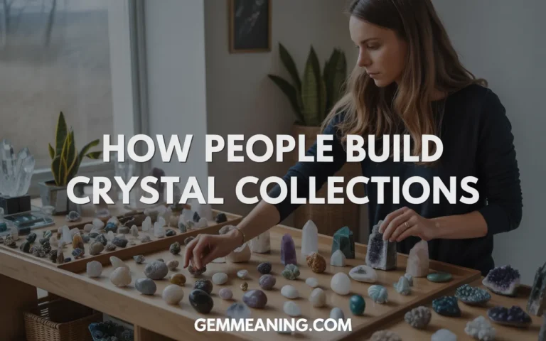 How People Build Crystal Collections