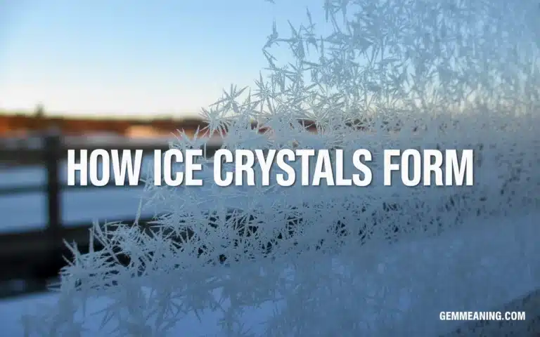 How Ice Crystals Form