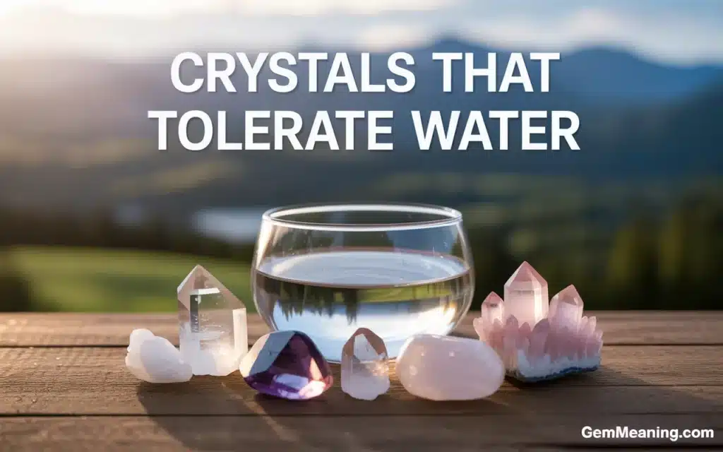 Crystals That Tolerate Water