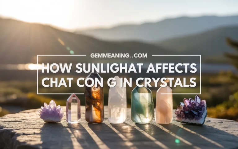 How Sunlight Affects Crystals