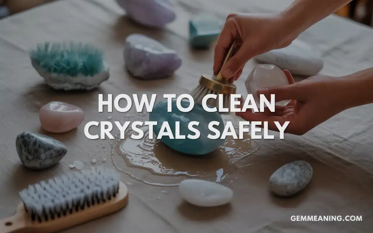How to Clean Crystals Safely