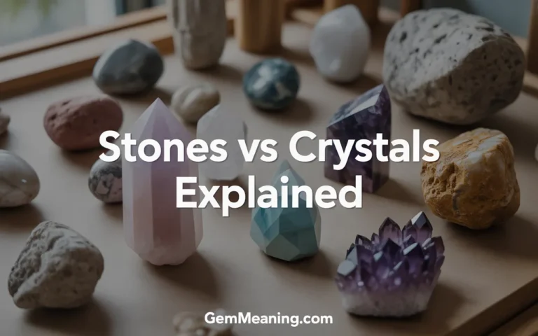 Stones vs Crystals Explained