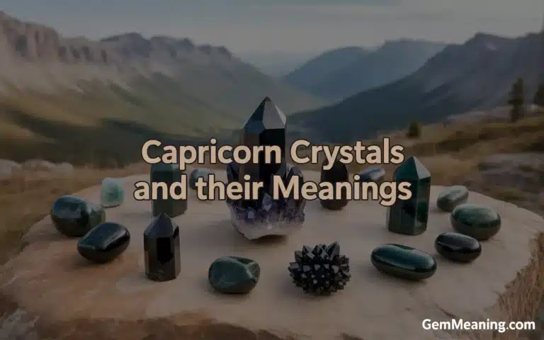 Capricorn Crystals and Their Meanings