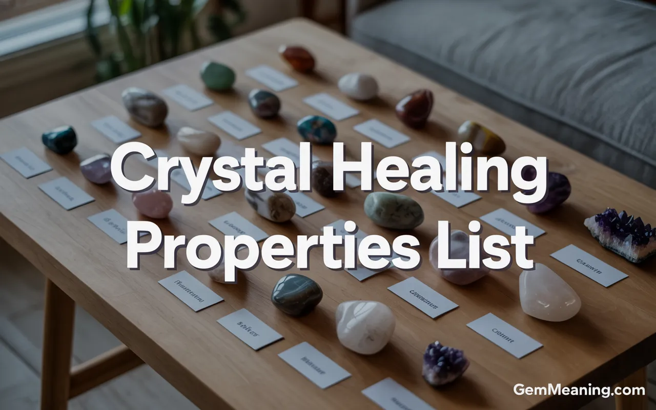 Crystal Healing Properties List