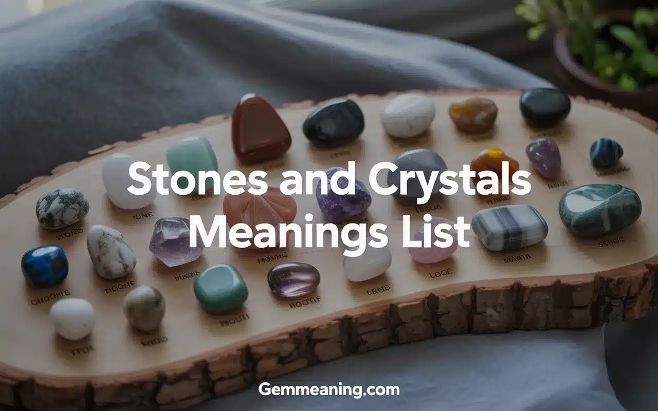 Stones and Crystals Meanings List