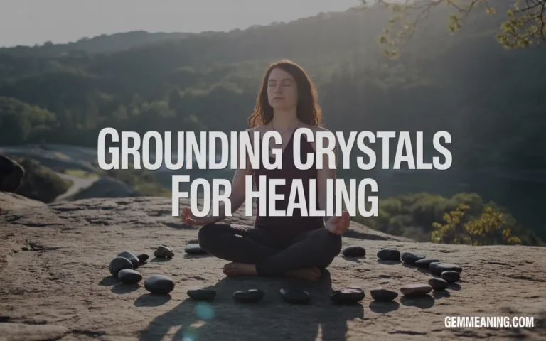 Grounding Crystals for Healing