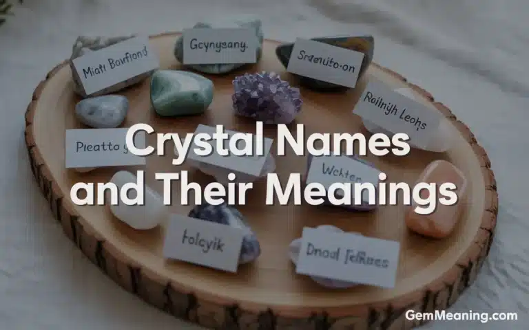 Crystal Names and Their Meanings