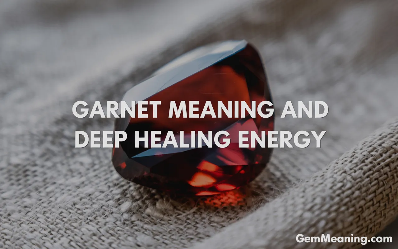 Garnet Meaning and Deep Healing Energy