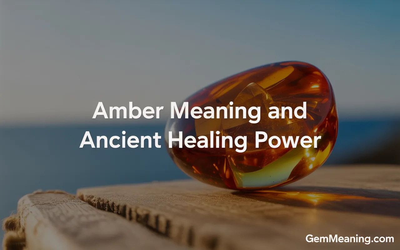 Amber Meaning and Ancient Healing Power