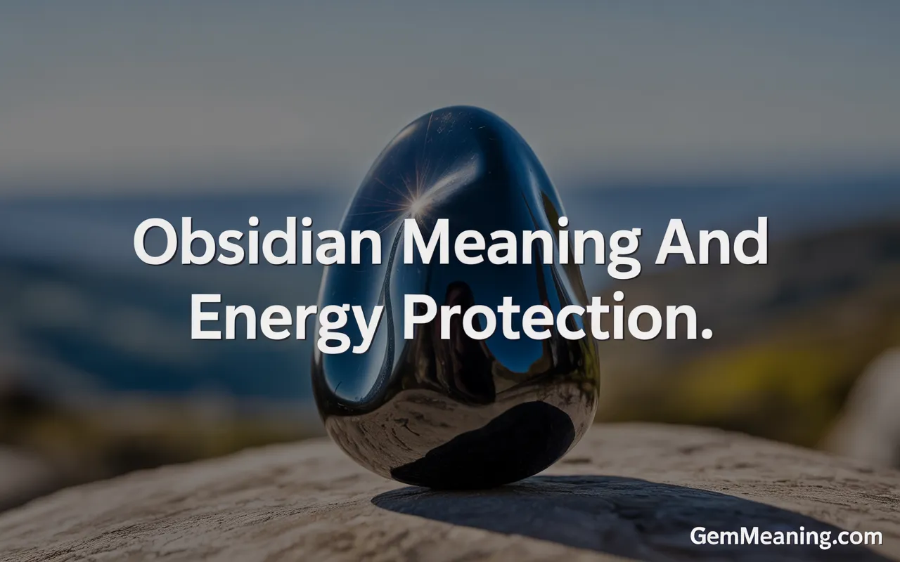 Obsidian Meaning and Energy Protection