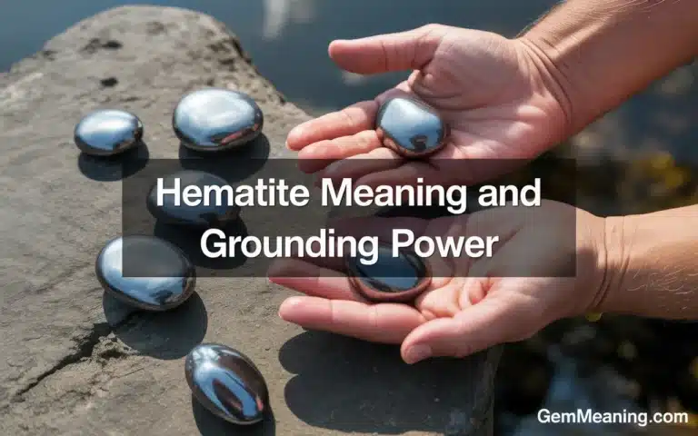 Hematite Meaning and Grounding Power