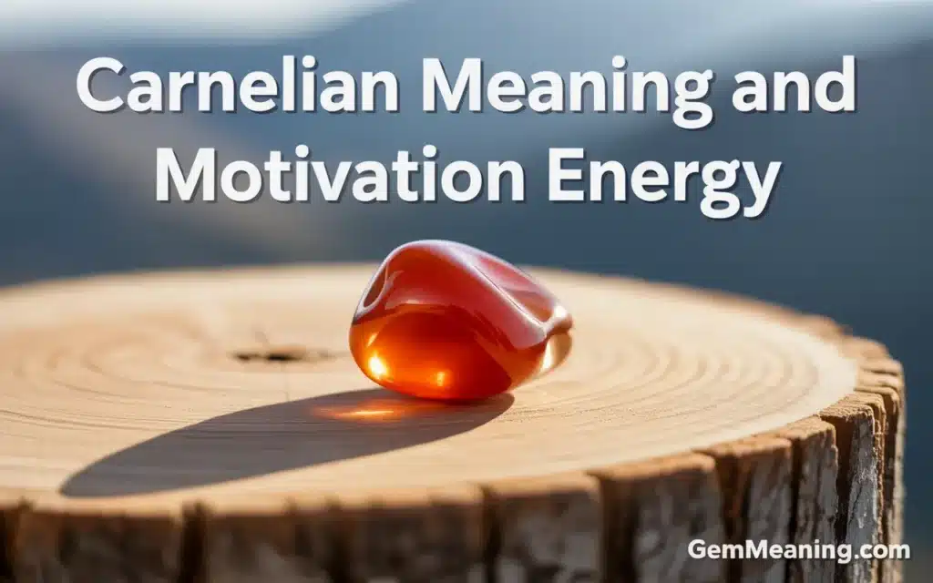 Carnelian Meaning and Motivation Energy