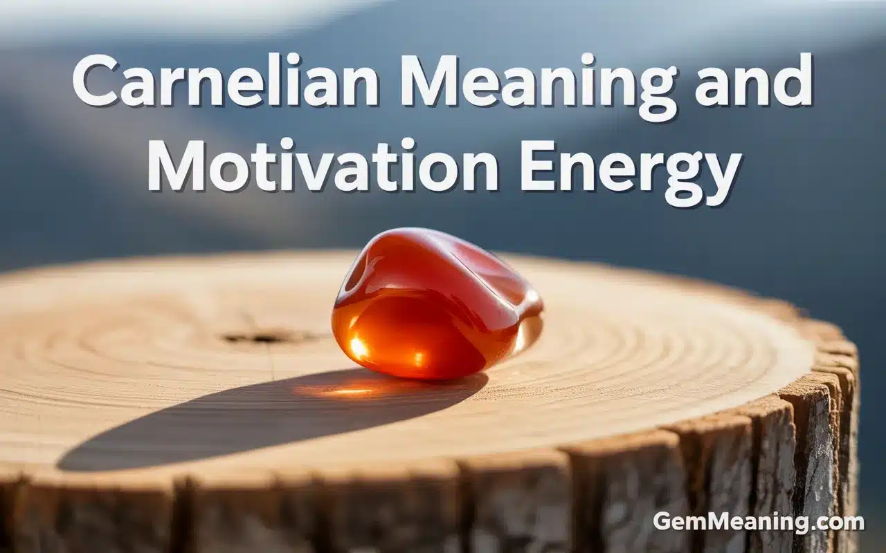 Carnelian Meaning and Motivation Energy