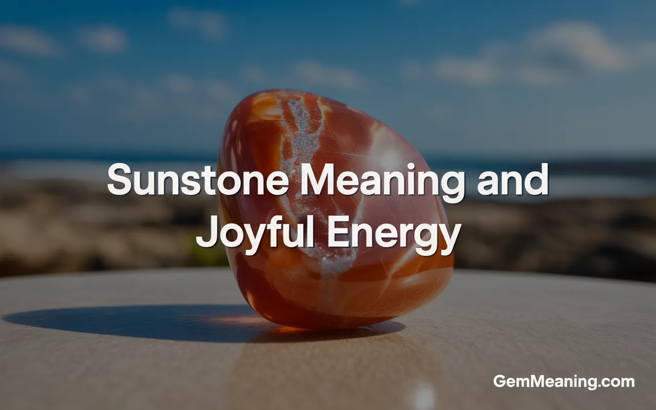 Sunstone Meaning and Joyful Energy