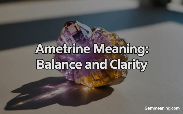 Ametrine Meaning: Balance and Clarity