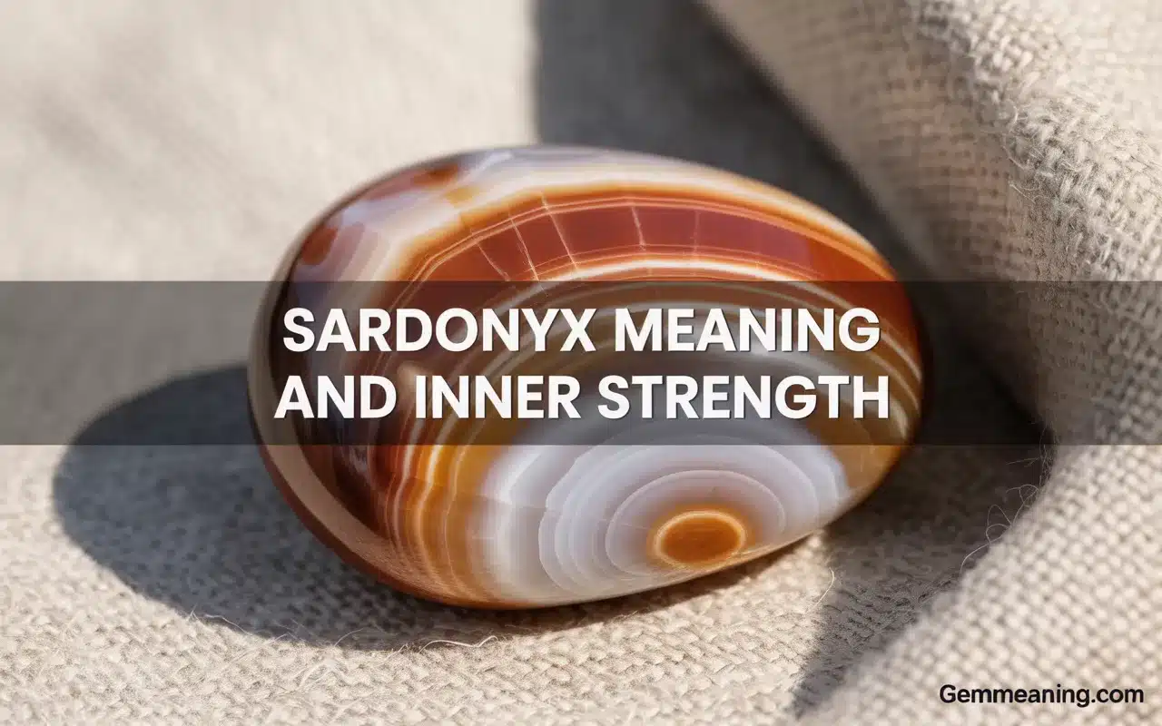 Sardonyx Meaning and Inner Strength