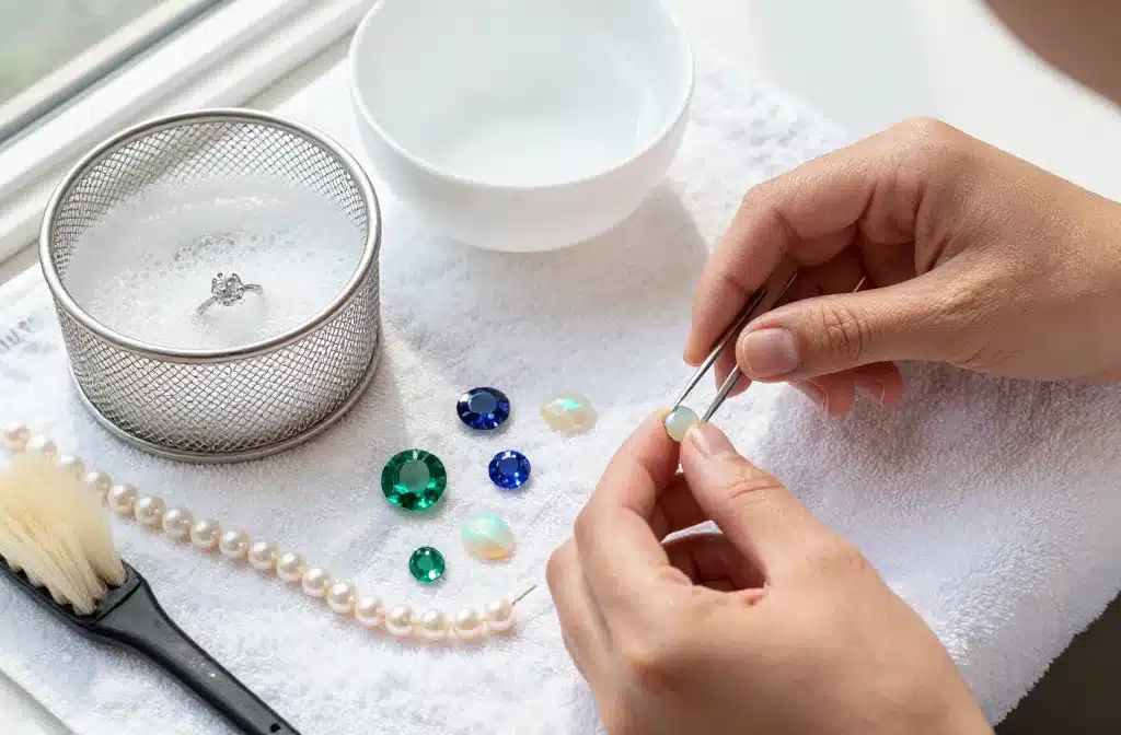 Safe Cleaning Methods for Different Gemstones