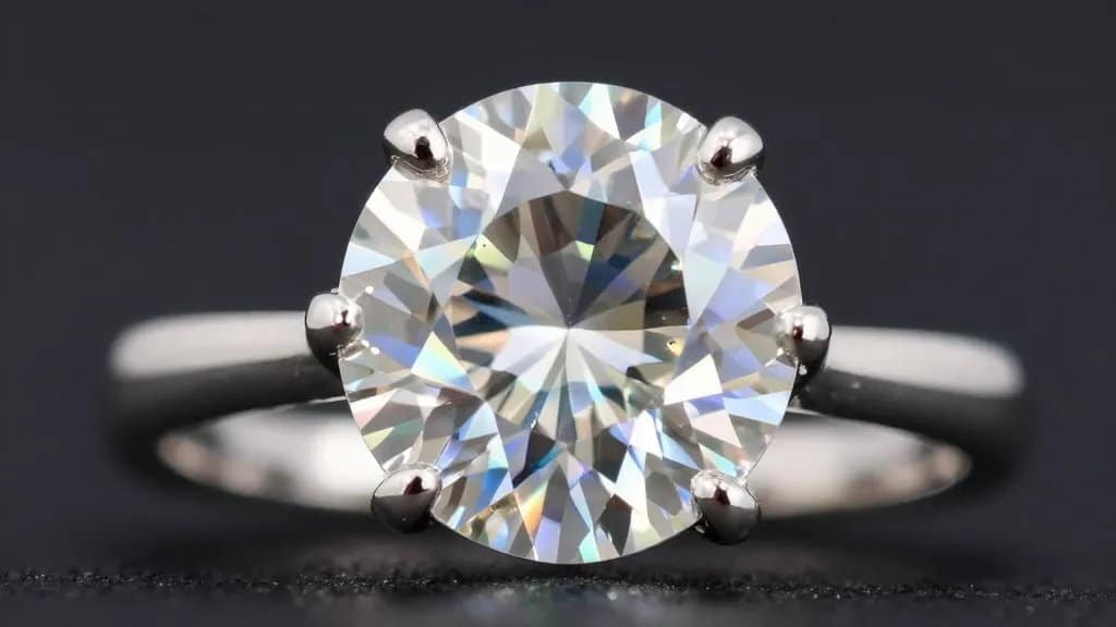 Cullinan I closeup in platinum setting, razor-sharp brilliance
