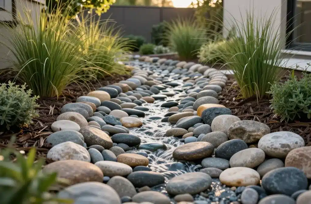 10 River Rock Backyard Ideas You'll Love