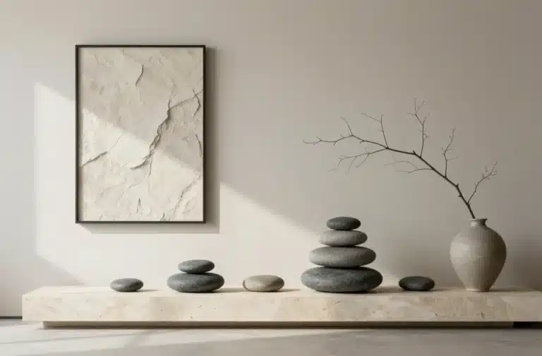 9 Minimalist Stone Art Ideas for Modern Homes